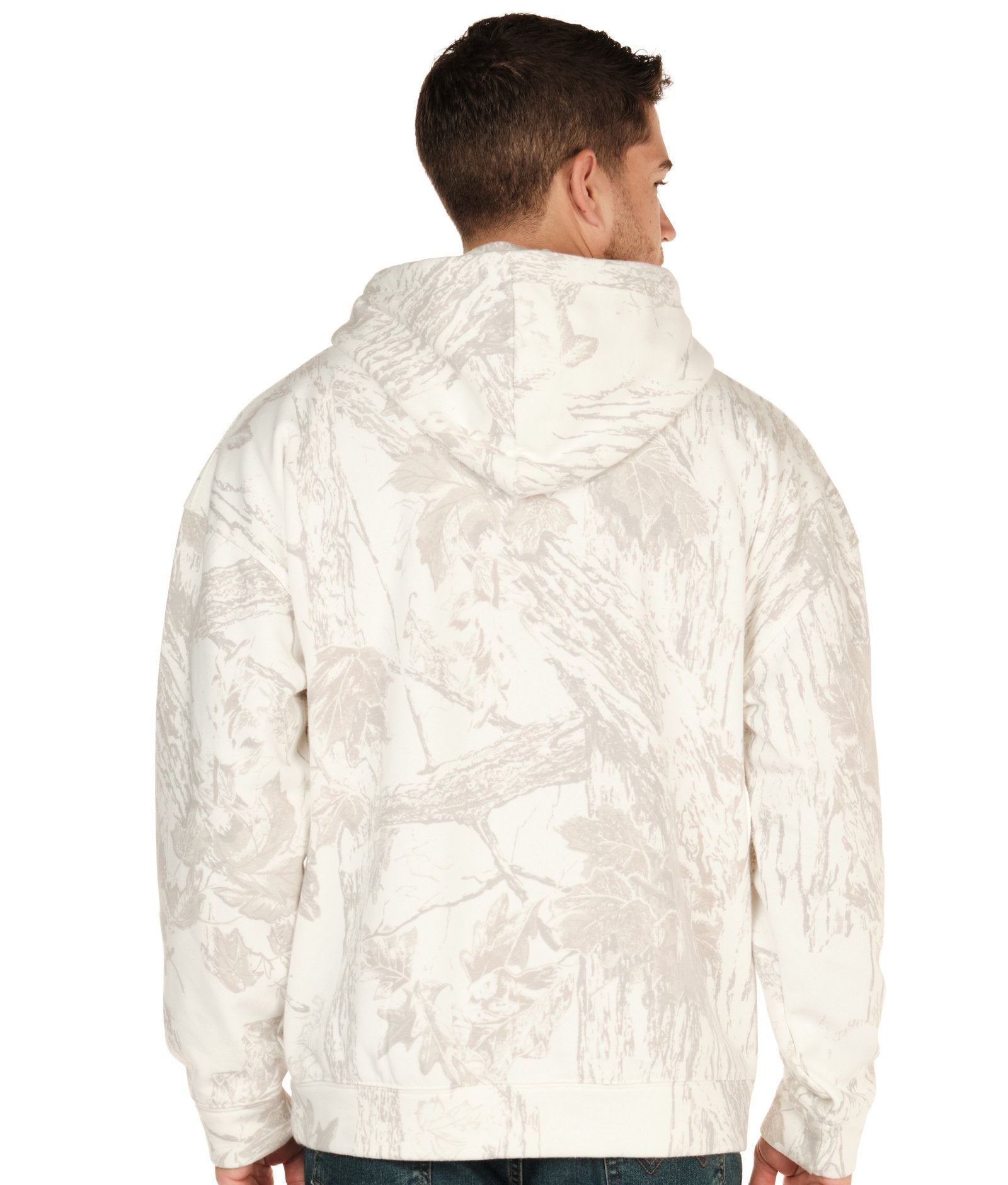 Men's Realtree Xtra Grey Snow Ghost Pullover Hoodie