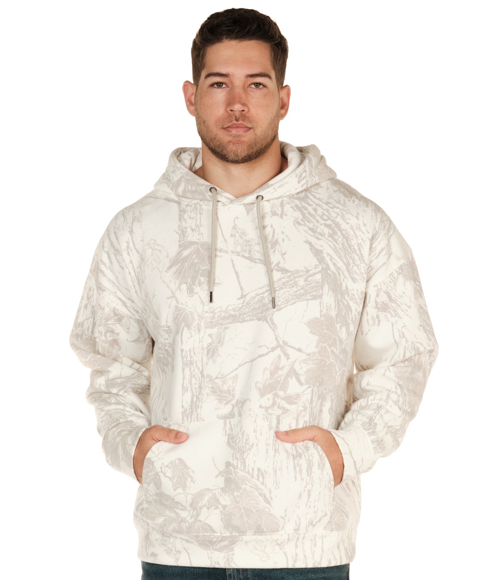 Men's Realtree Xtra Grey Snow Ghost Pullover Hoodie