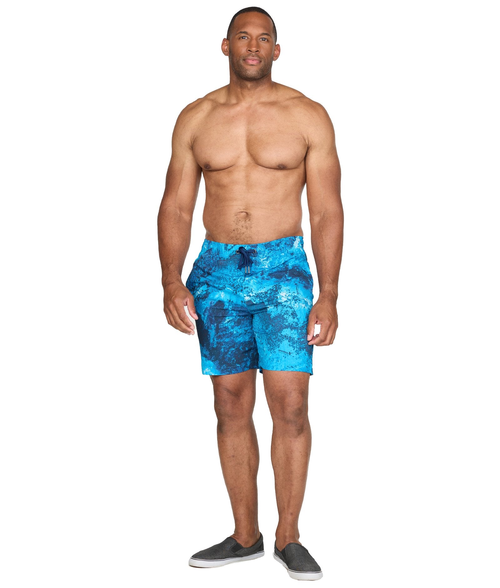 Men's Realtree Xtreme Dark Blue Amphibious Swim Trunk