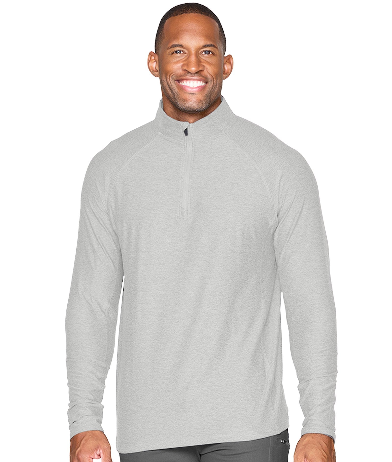 Men's Ash Grey Rockwell Quarter Zip
