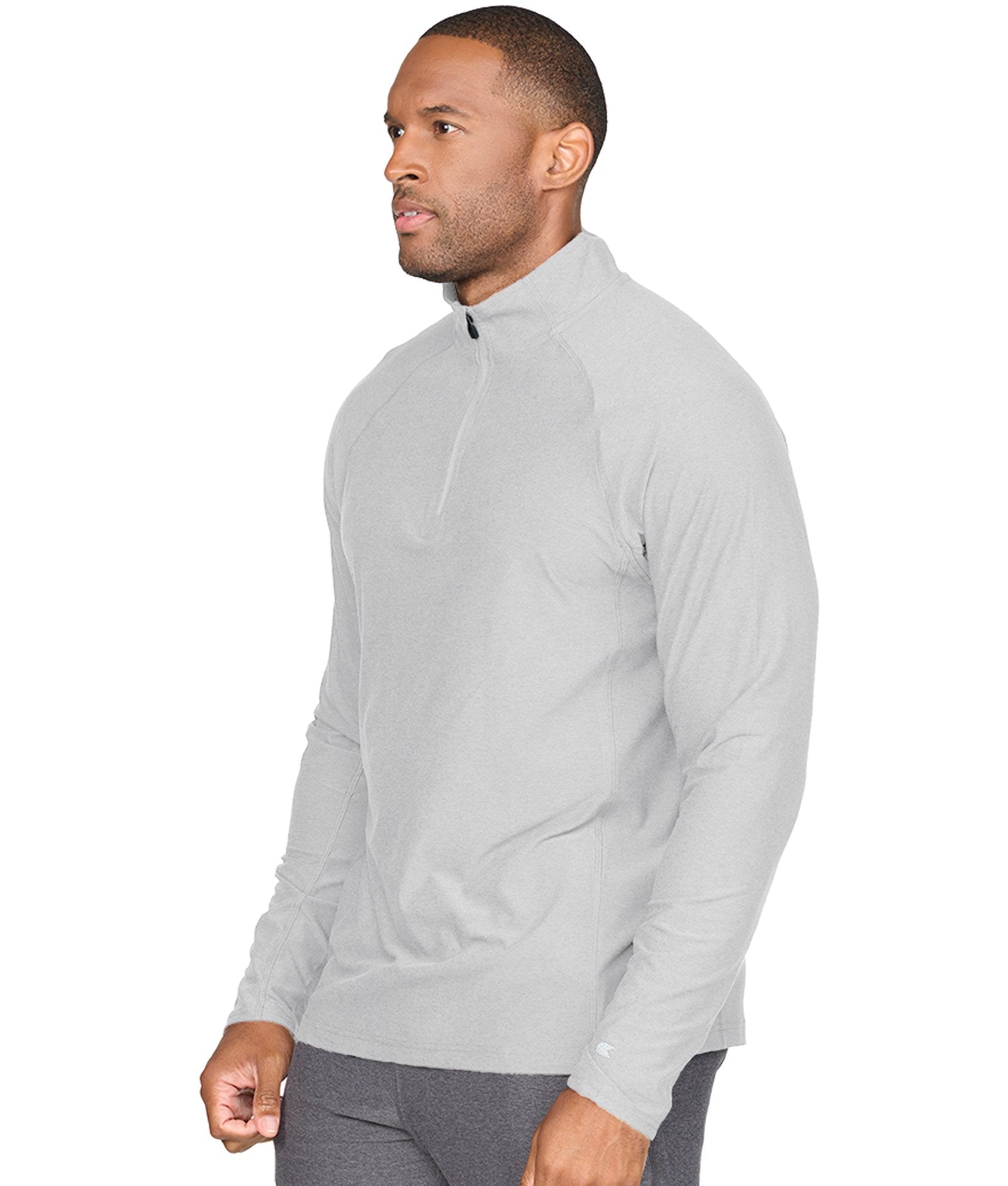Men's Ash Grey Rockwell Quarter Zip