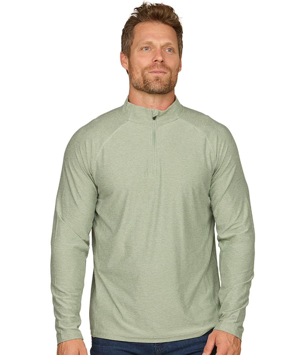 Men's Iceberg Green Rockwell Quarter Zip