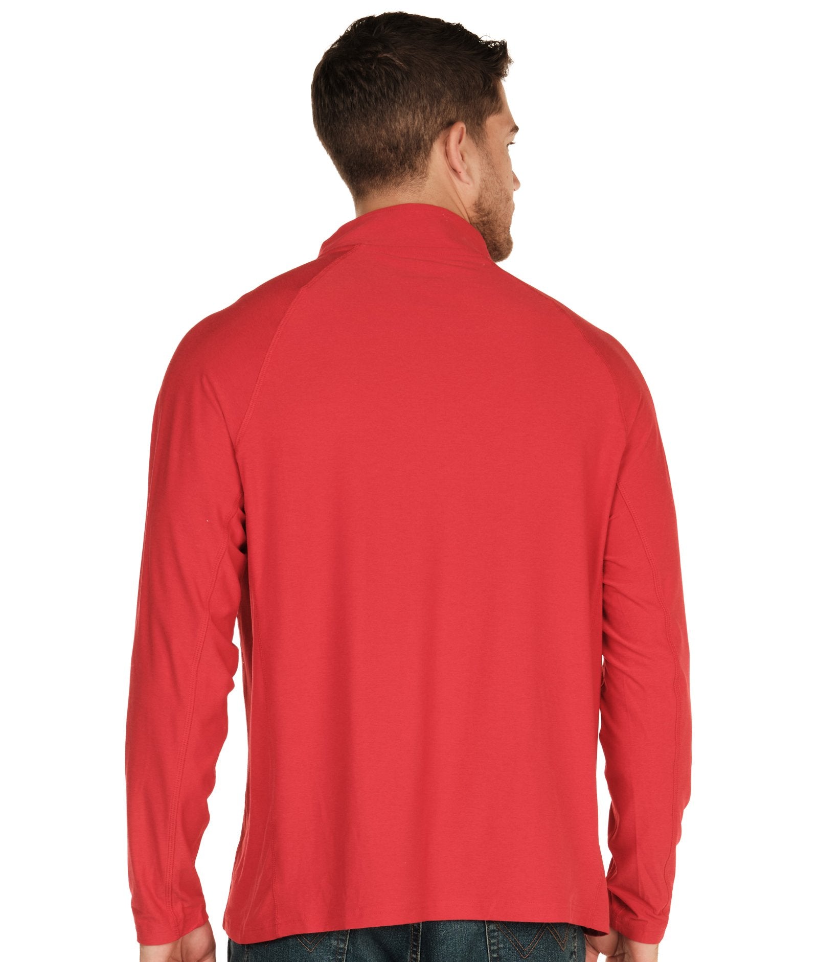 Men's Red Rockwell Quarter Zip