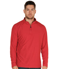Men's Red Rockwell Quarter Zip