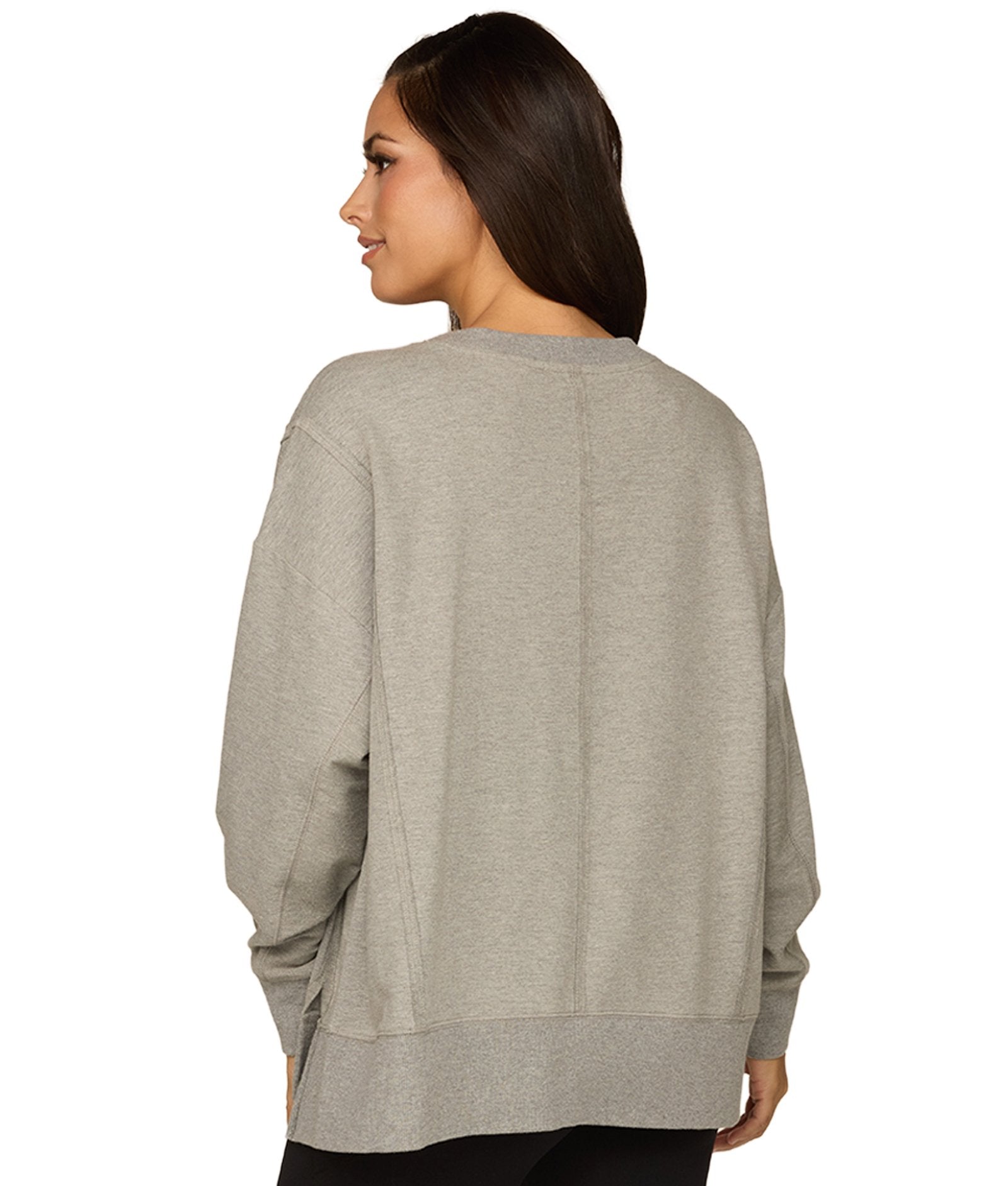 Women's Heather Grey Rosie Oversized Pullover