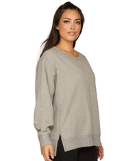 Women's Heather Grey Rosie Oversized Pullover