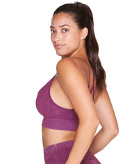 Women's Black Cherry Rowan Seamless Strappy Bra