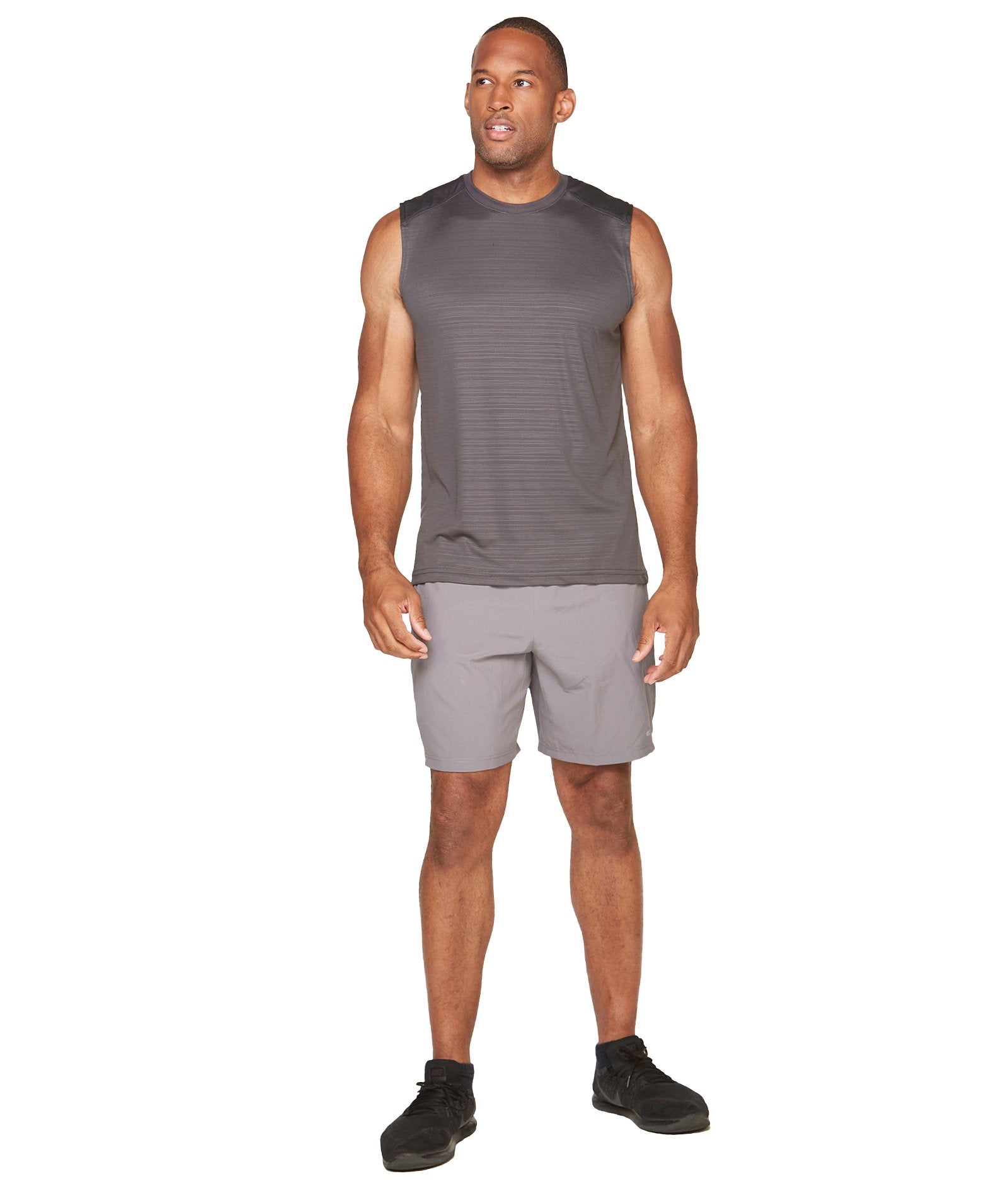 Men's Charcoal Rufus Sleeveless Tee