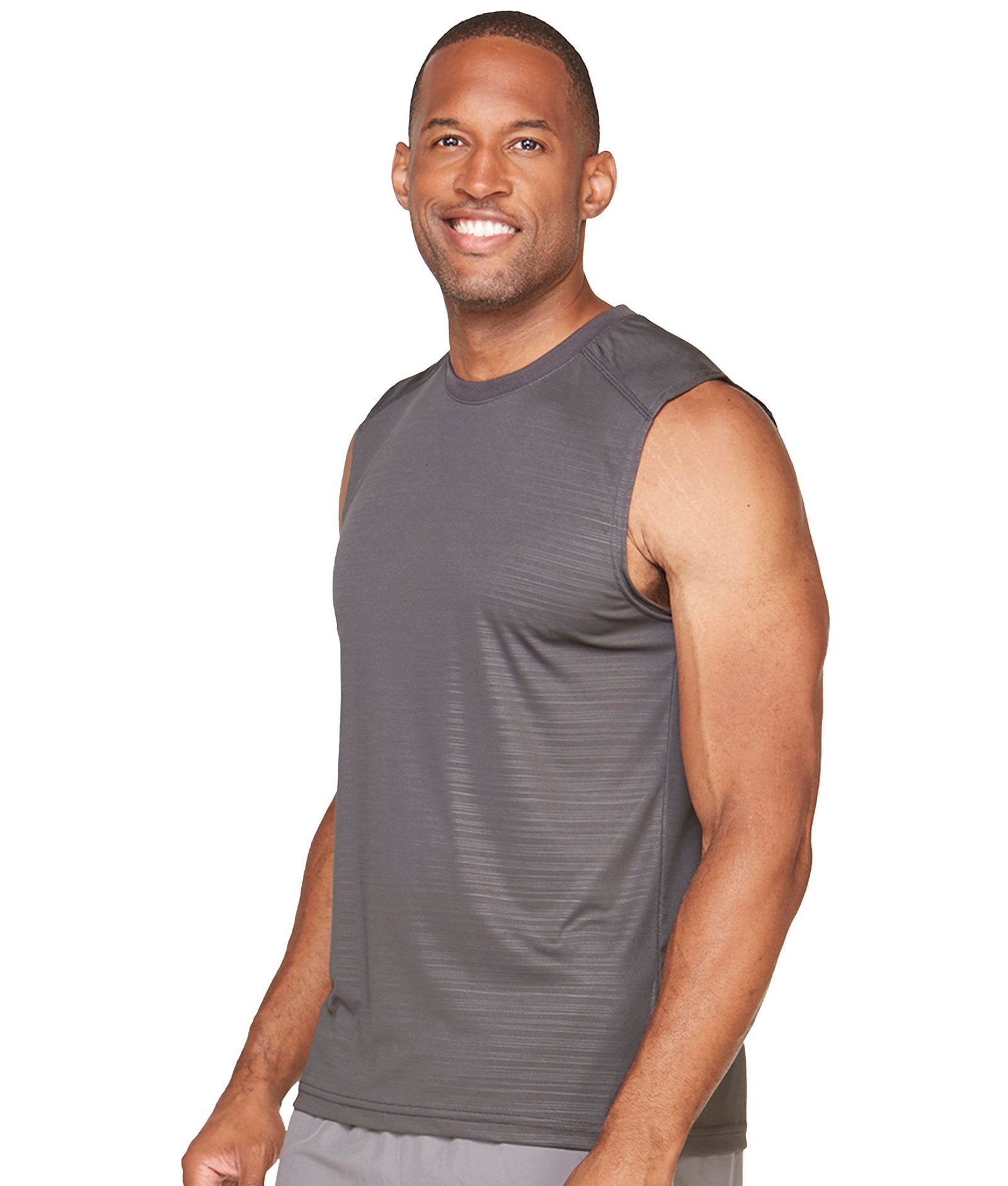 Men's Charcoal Rufus Sleeveless Tee