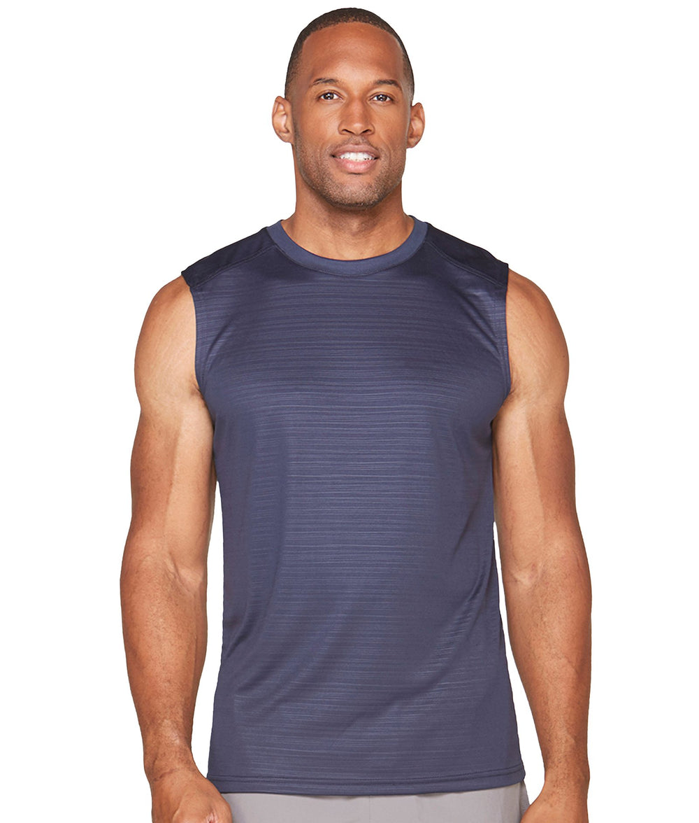 Men's Navy Rufus Sleeveless Tee