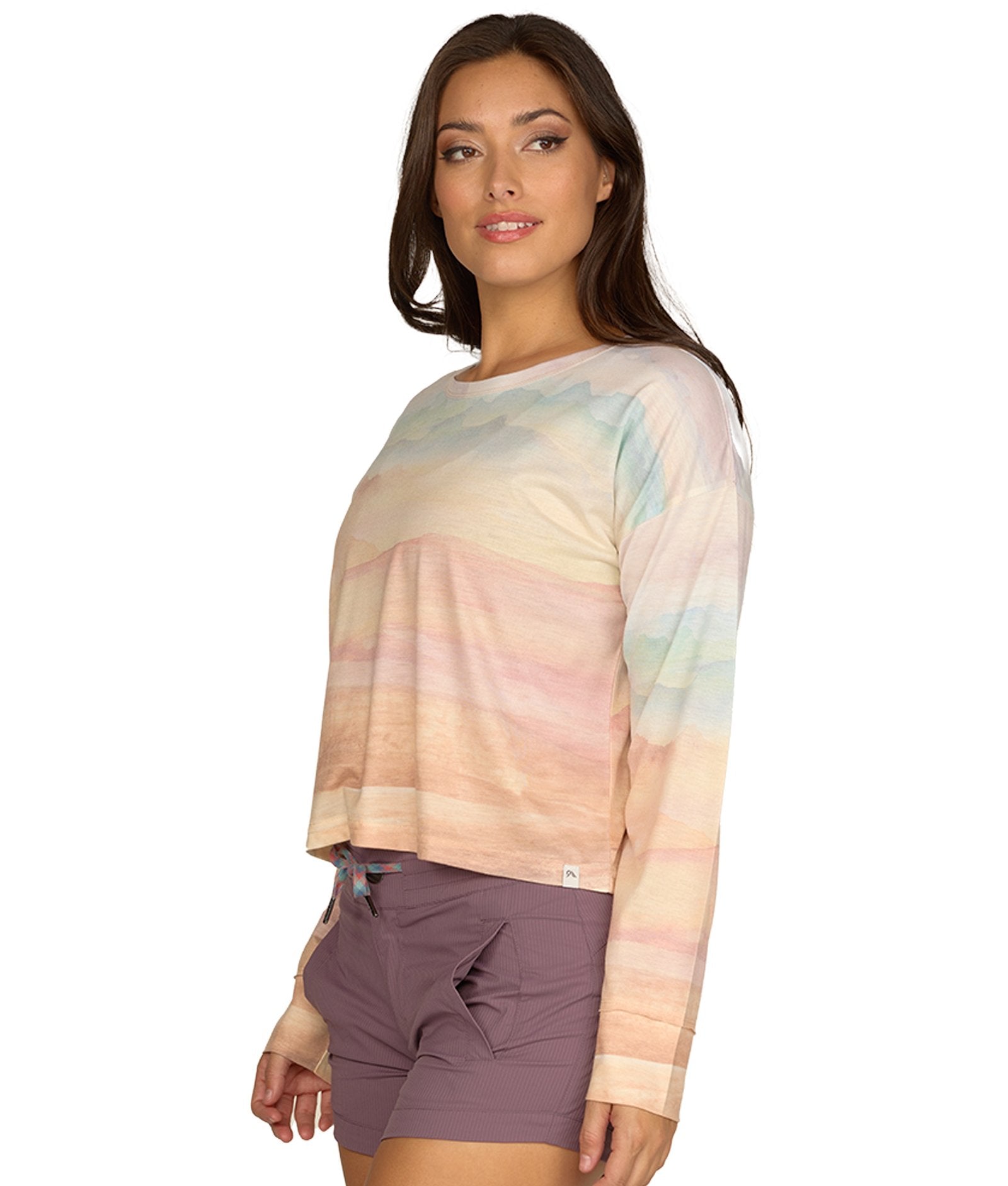 Women's Desert Scenic Sublimated Long Sleeve Tee