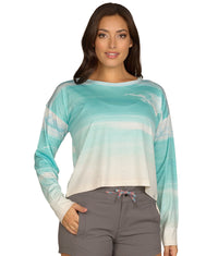 Women's Ocean Scenic Sublimated Long Sleeve Tee