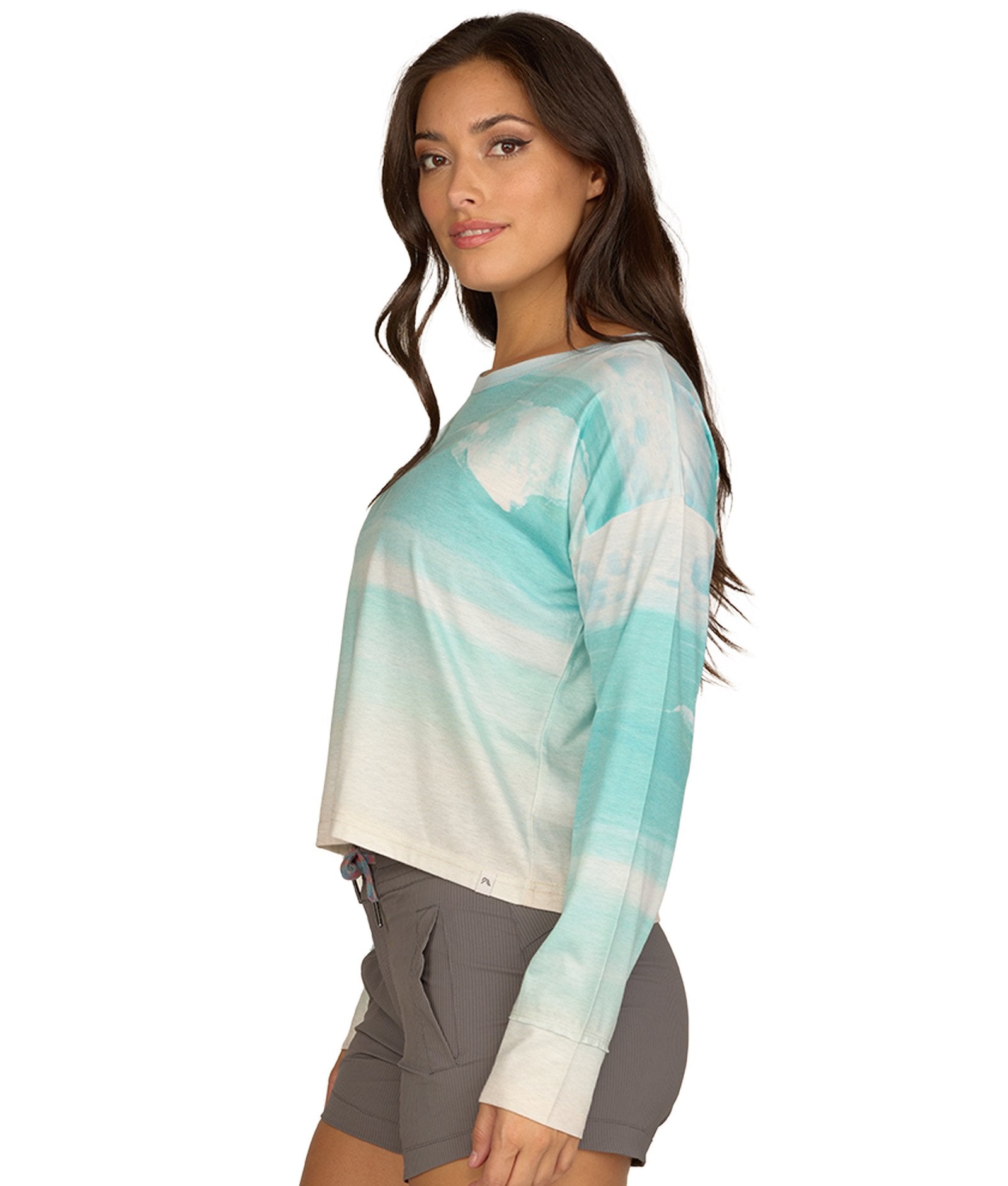 Women's Ocean Scenic Sublimated Long Sleeve Tee