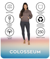 Women's Mocha Seraphina Washed Hoodie Features