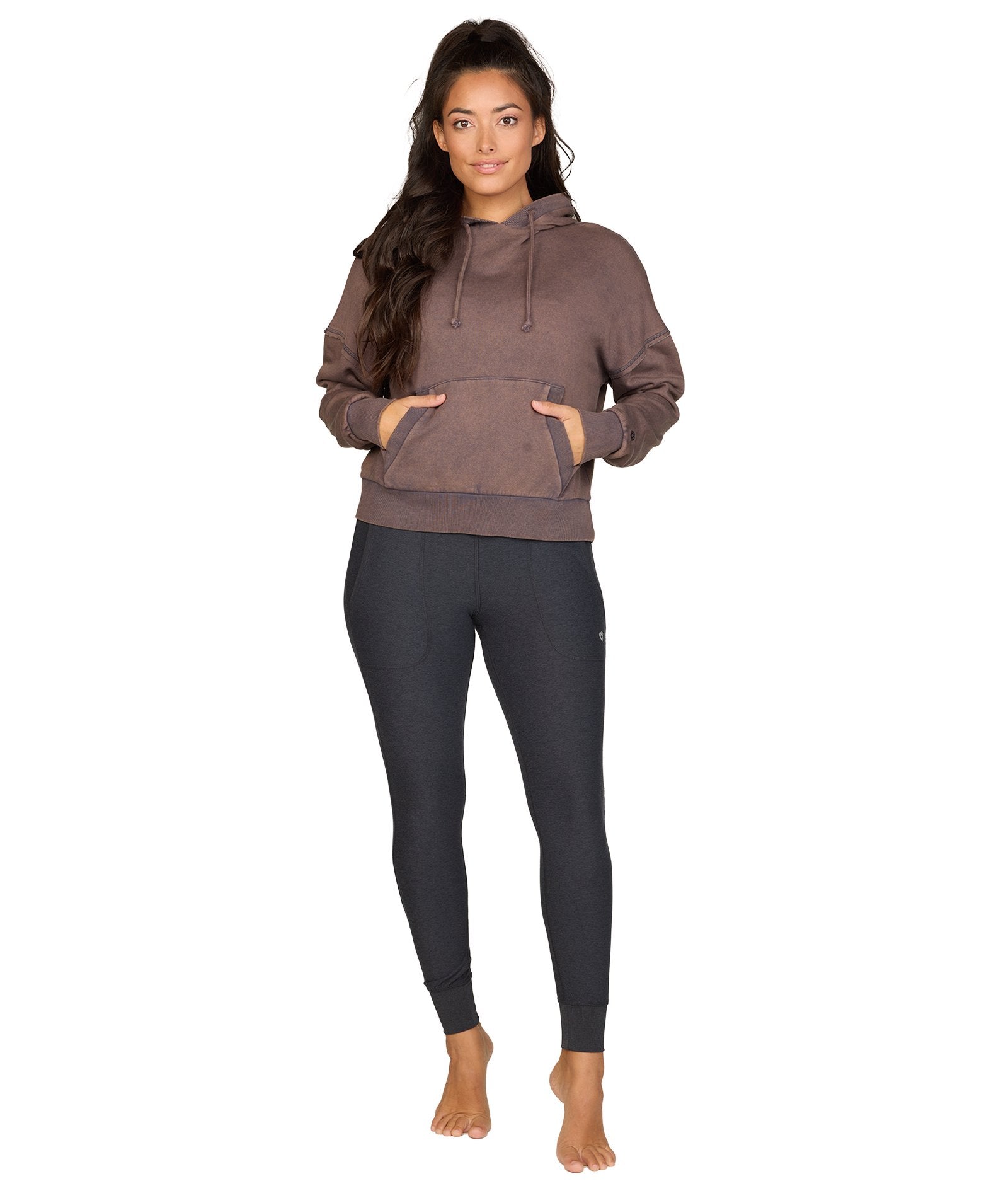 Women's Mocha Seraphina Washed Hoodie