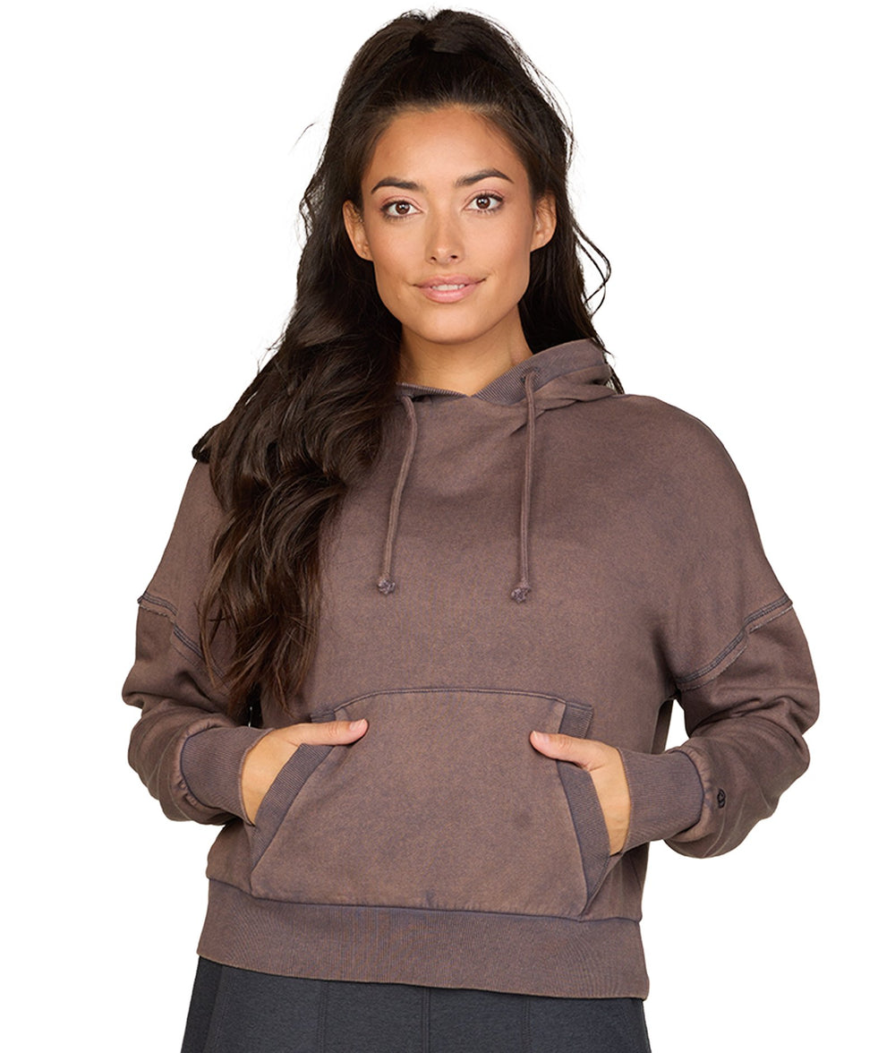 Women's Mocha Seraphina Washed Hoodie