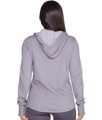 Women's Smoked Pearl Serenity Hooded Full Zip Jacket