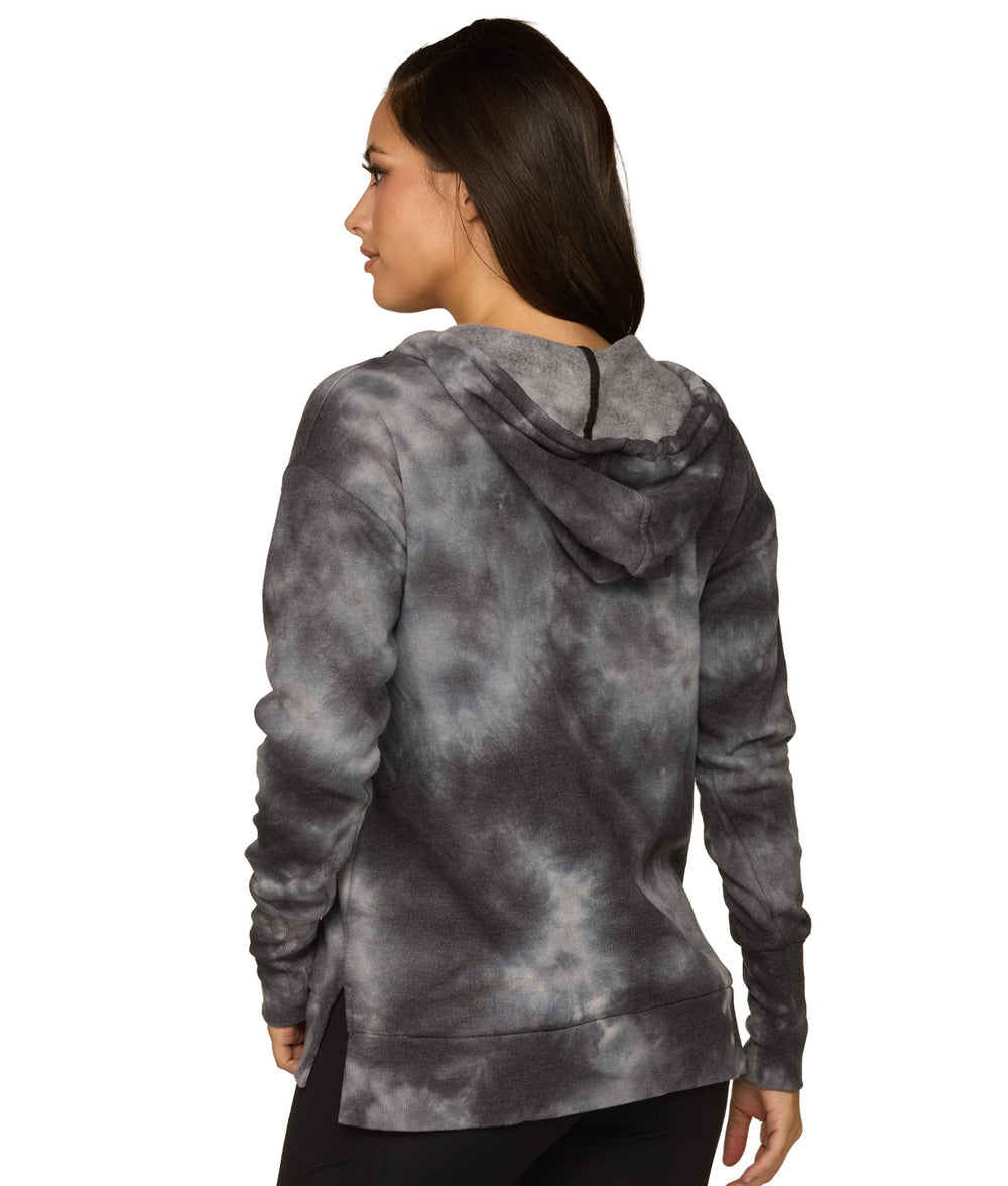 Women's Black Shavonee Tie Dye Hoodie