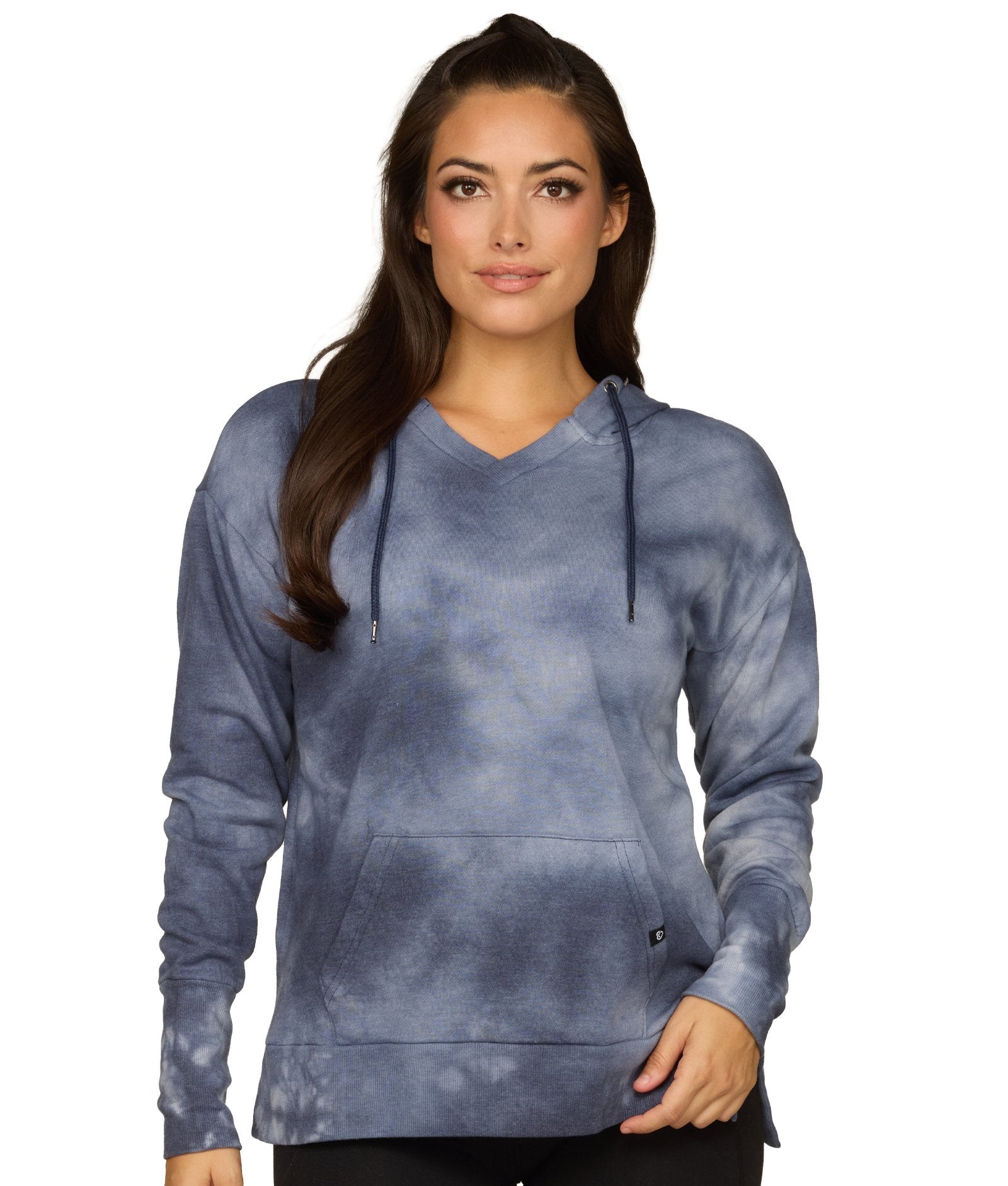 Women's Navy Shavonee Tie Dye Hoodie