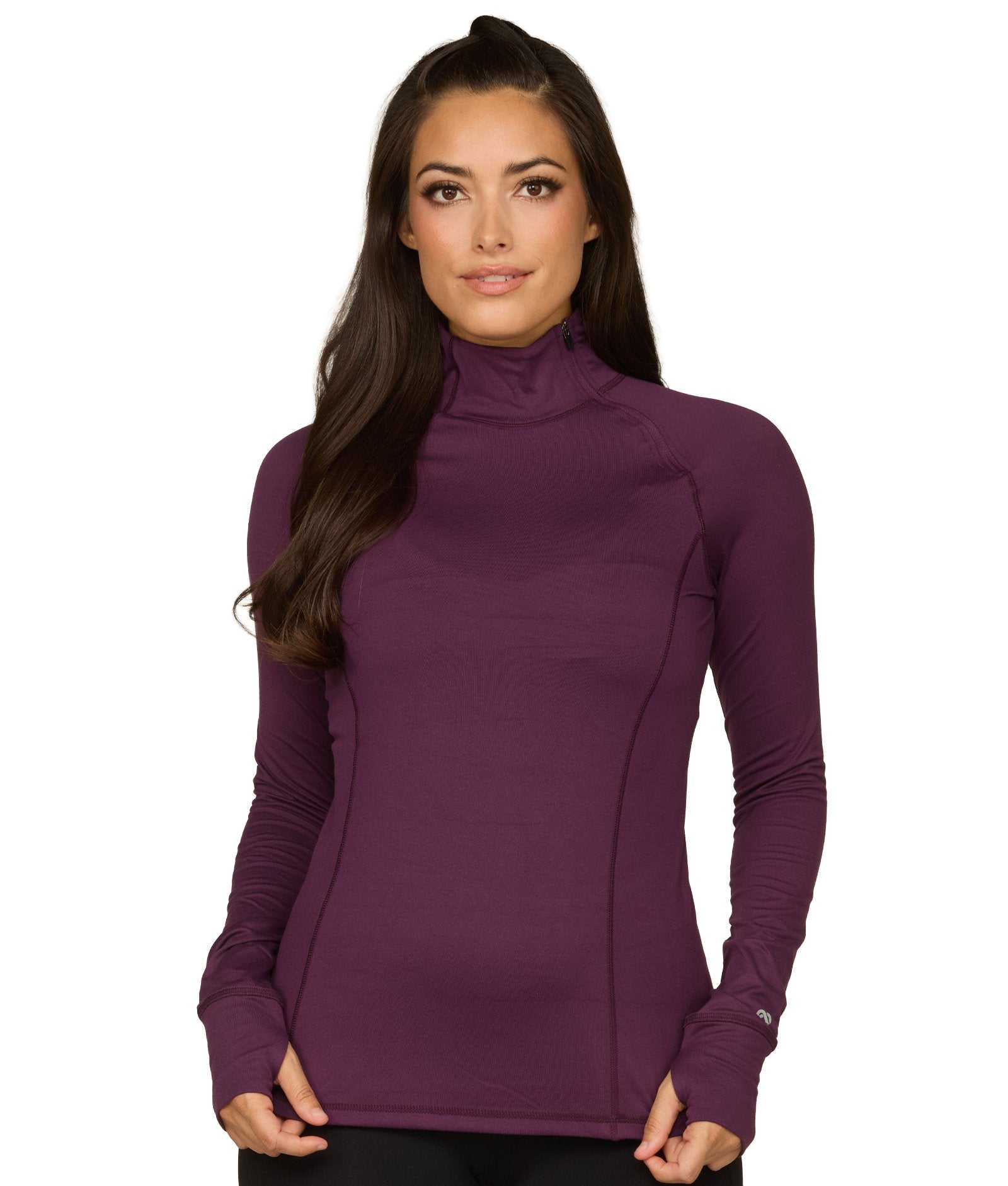 Women's Black Cherry Shayla Asymmetric Quarter Zip