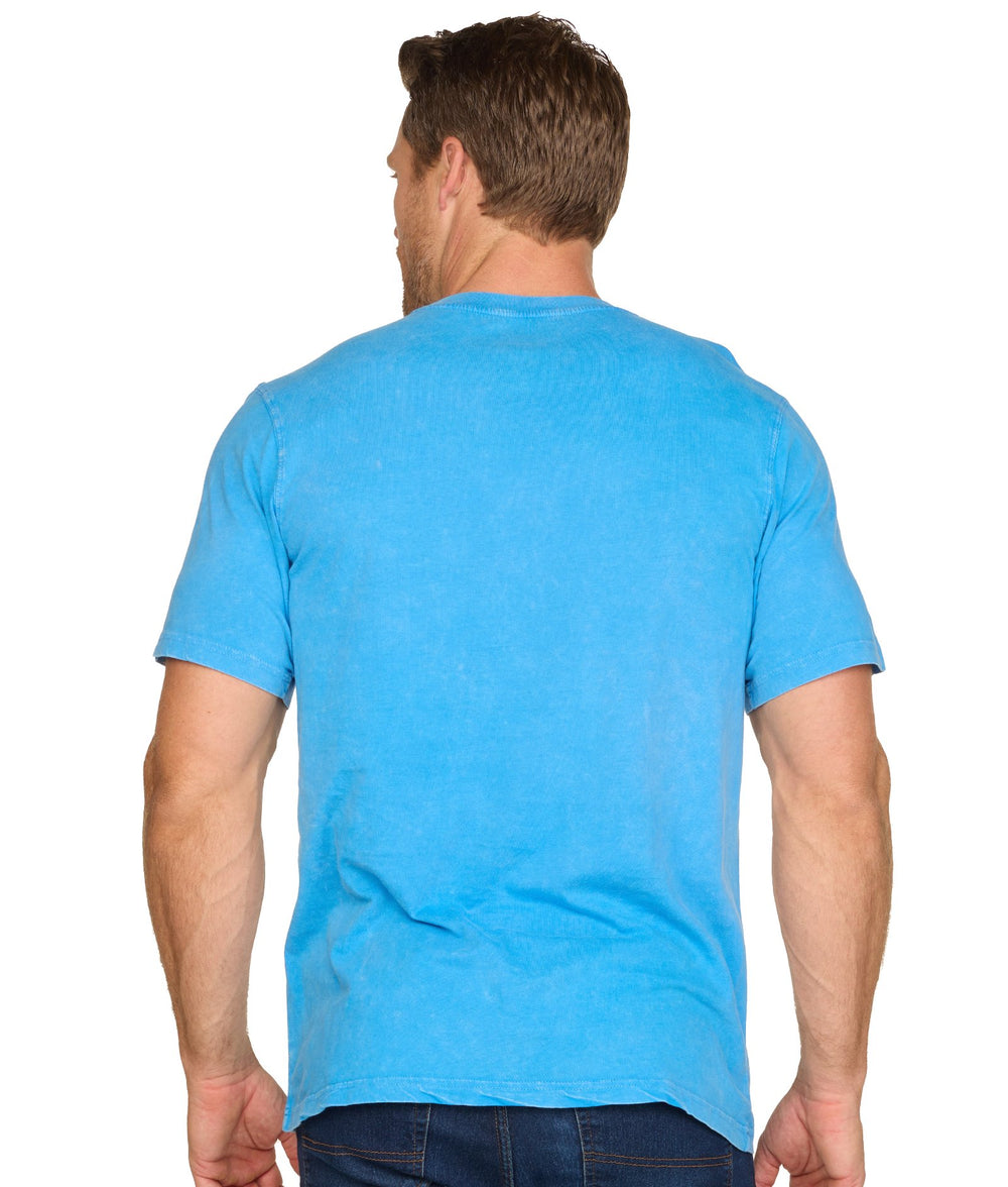 Men's Sky Snow Washed Short Sleeve Tee