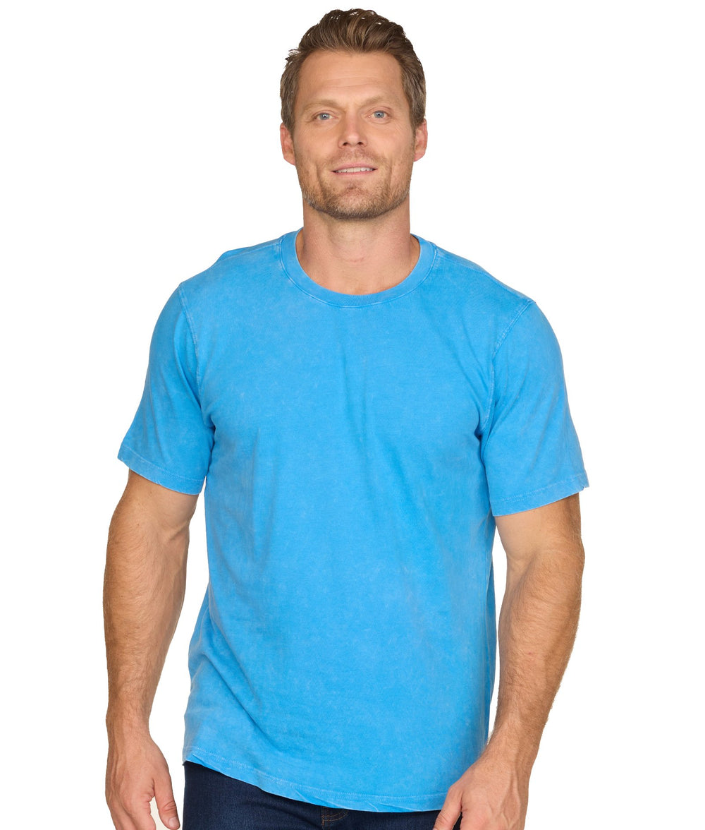 Men's Sky Snow Washed Short Sleeve Tee