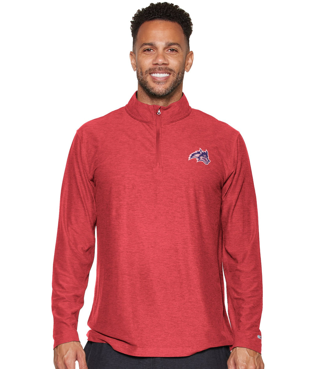 Men's Stony Brook Seawolves Revolution Quarter Zip Windshirt