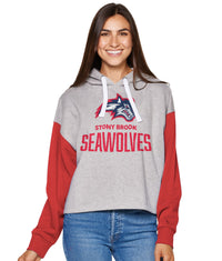 Women's Stony Brook Seawolves Sage Pullover Hoodie