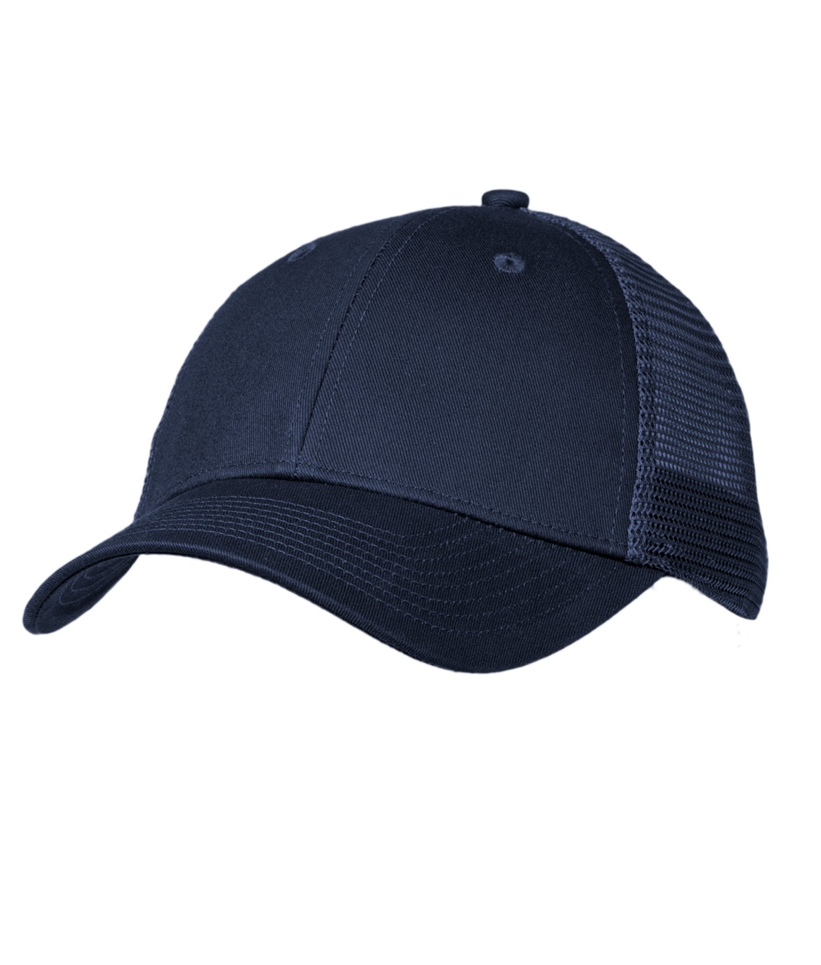 Structured Solid Navy Trucker Hat