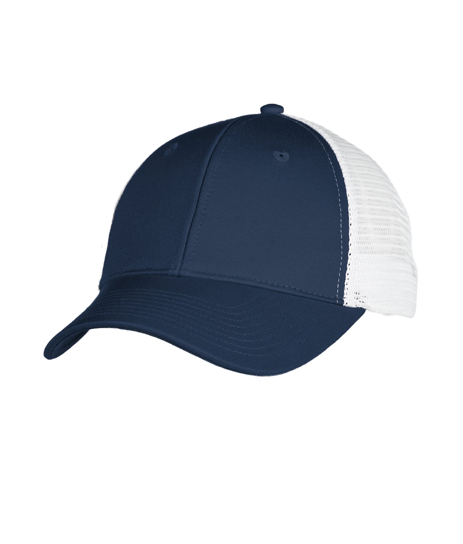 Structured Two Tone Navy Trucker Hat