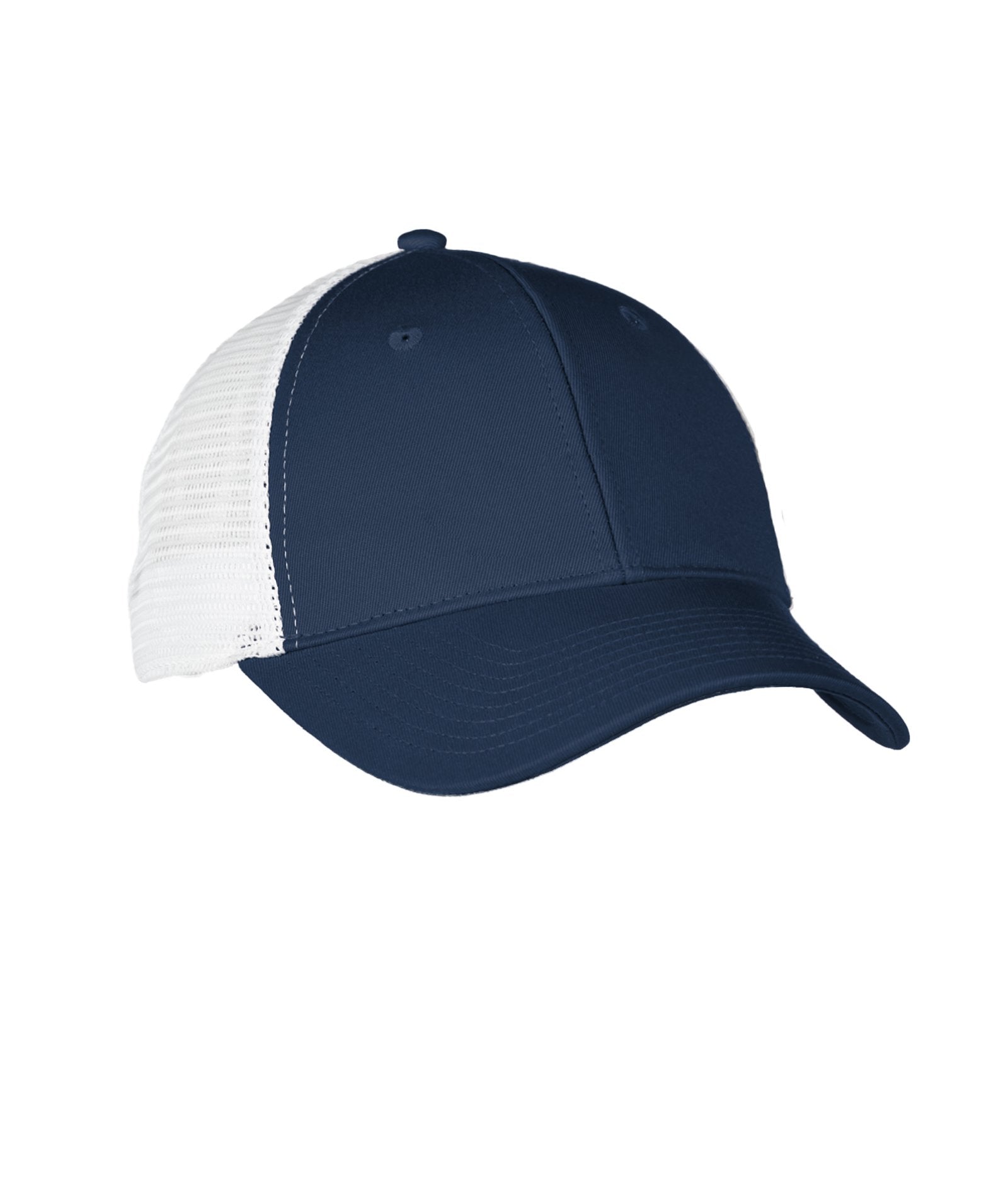 Structured Two Tone Navy Trucker Hat