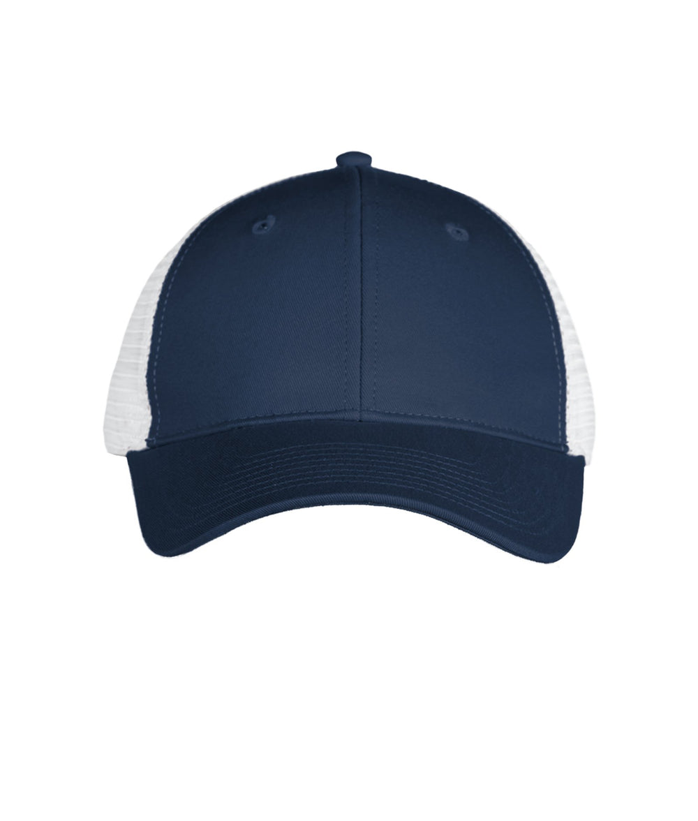 Structured Two Tone Navy Trucker Hat