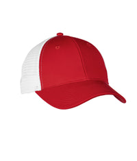 Structured Two Tone Red Trucker Hat