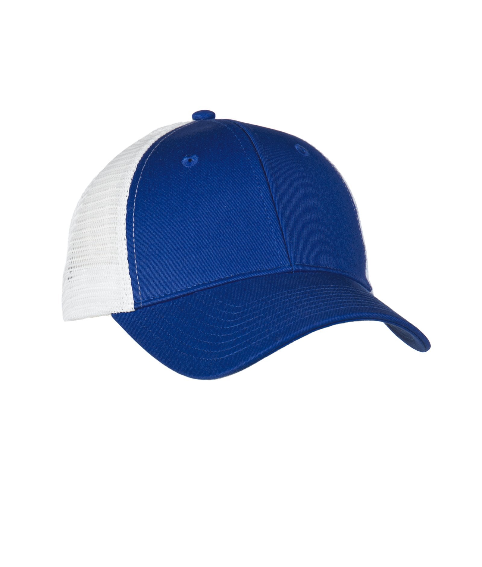 Structured Two Tone Royal Trucker Hat