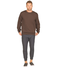 Men's Mocha Summit Crewneck Fleece