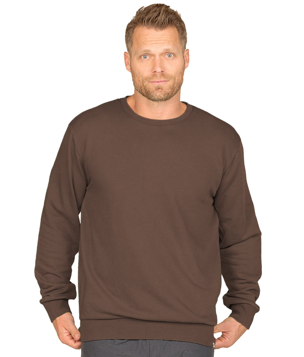 Men's Mocha Summit Crewneck Fleece