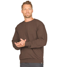 Men's Mocha Summit Crewneck Fleece