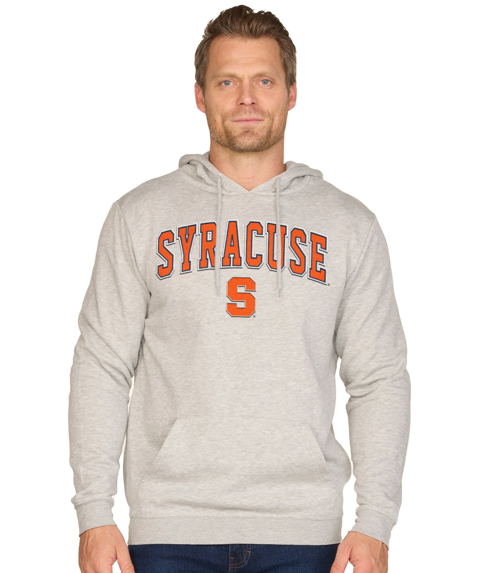 Men's Heather Grey Syracuse Orange Stadium Hoodie