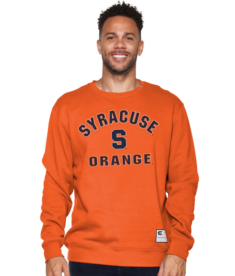 Men's Syracuse Orange Zion Team Crewneck Fleece