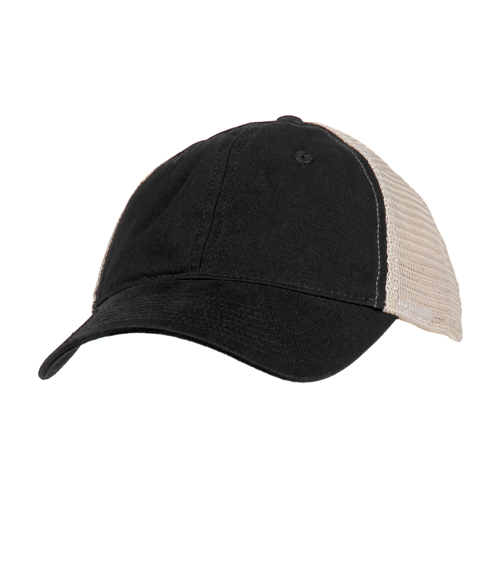 Tailgate Unstructured Black Trucker Hat