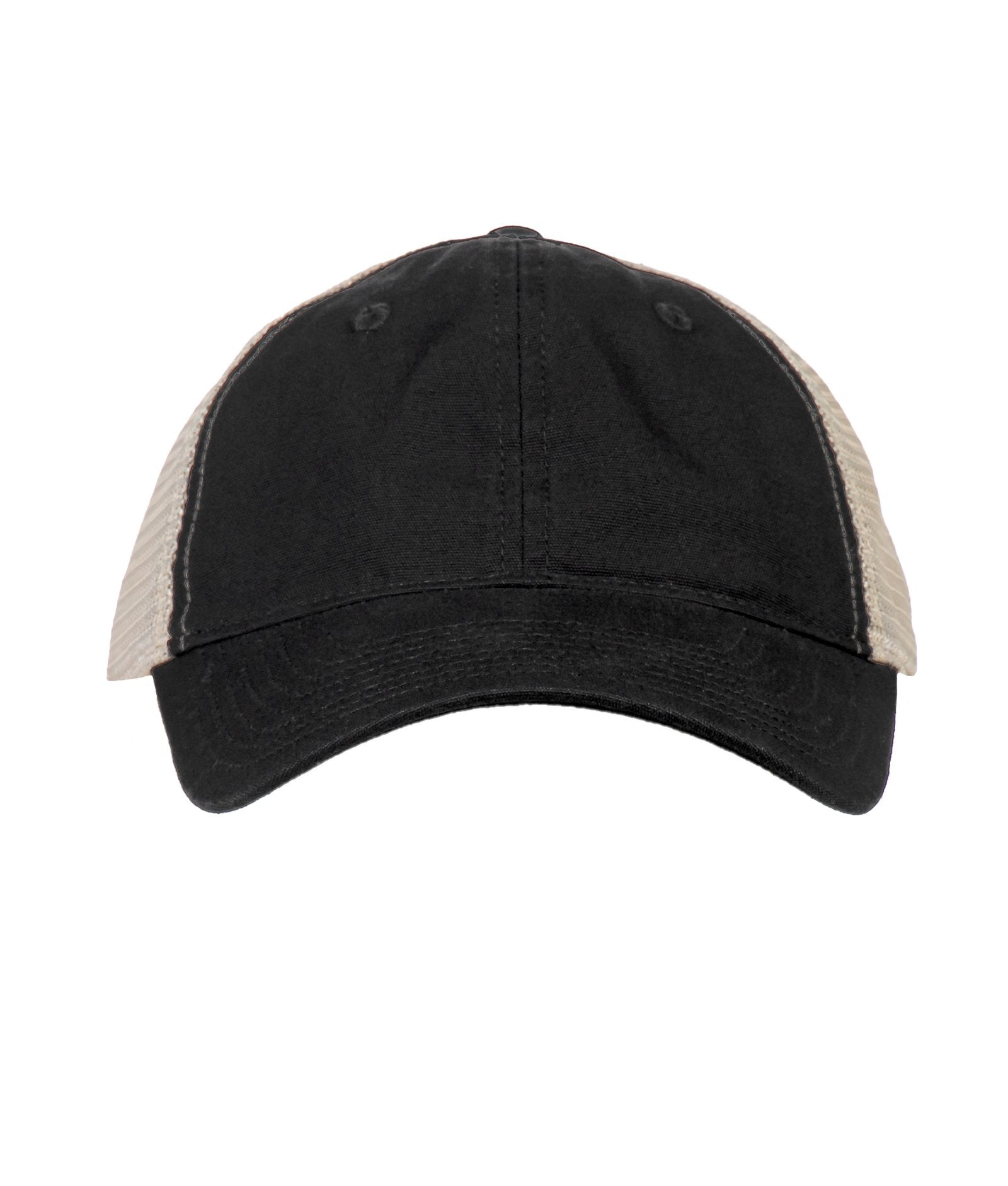 Tailgate Unstructured Black Trucker Hat