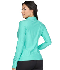 Women's Aqua Tatum Quarter Snap