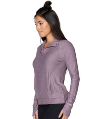 Women's Mauve Tatum Quarter Snap