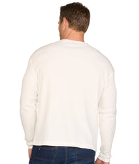 Men's Off White Thermostat Long Sleeve Sweater