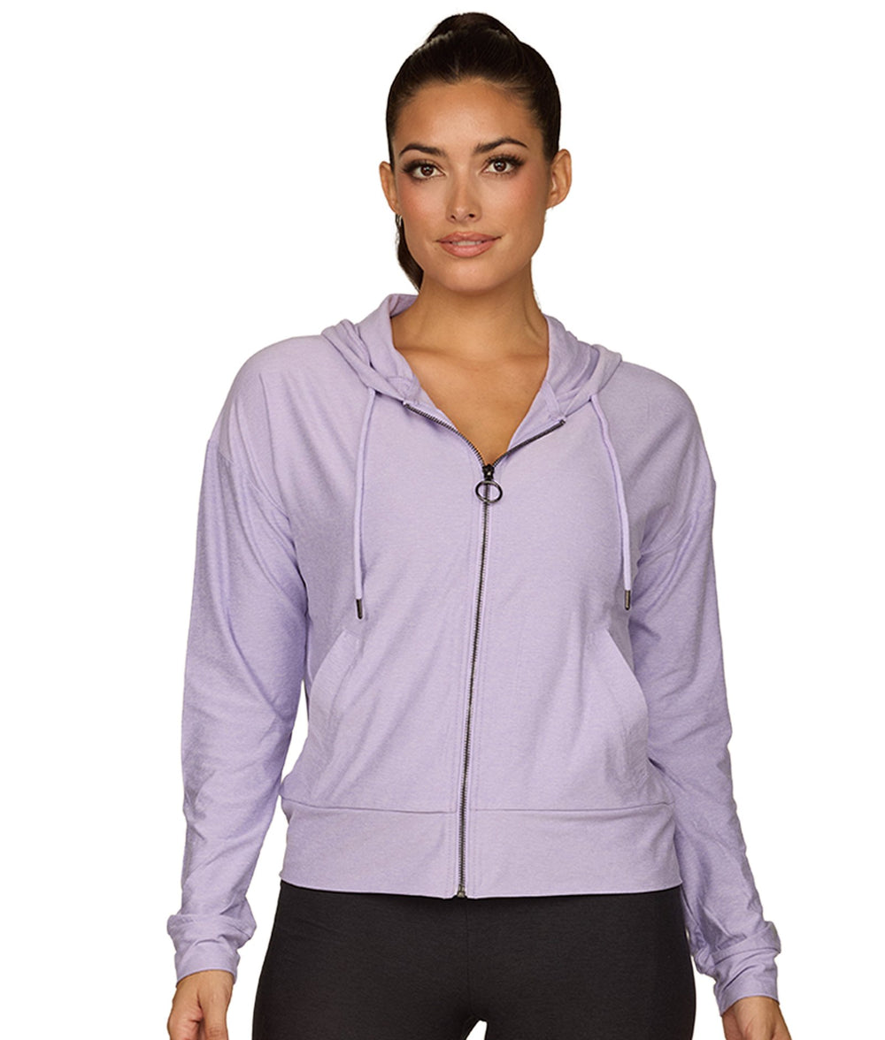 Women's Lavender Fields Toby Full Zip Hoodie