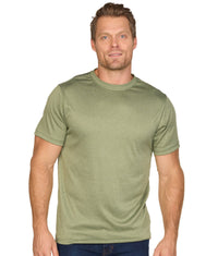 Men's Bronze Green Trail Heather Short Sleeve Tee