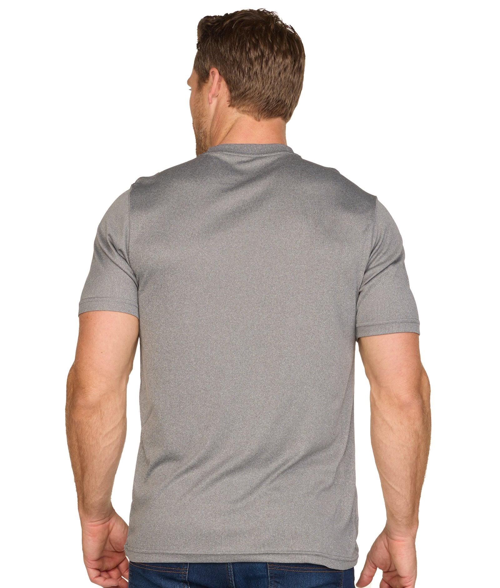 Men's Charcoal Trail Heather Short Sleeve Tee