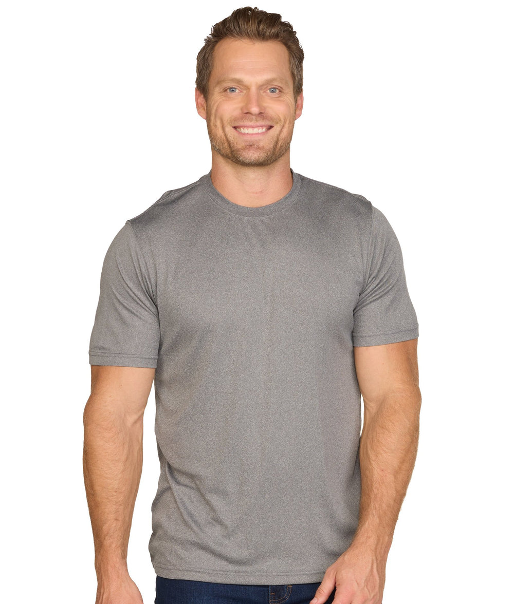 Men's Charcoal Trail Heather Short Sleeve Tee