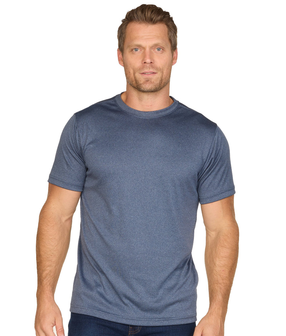 Men's Navy Trail Heather Short Sleeve Tee