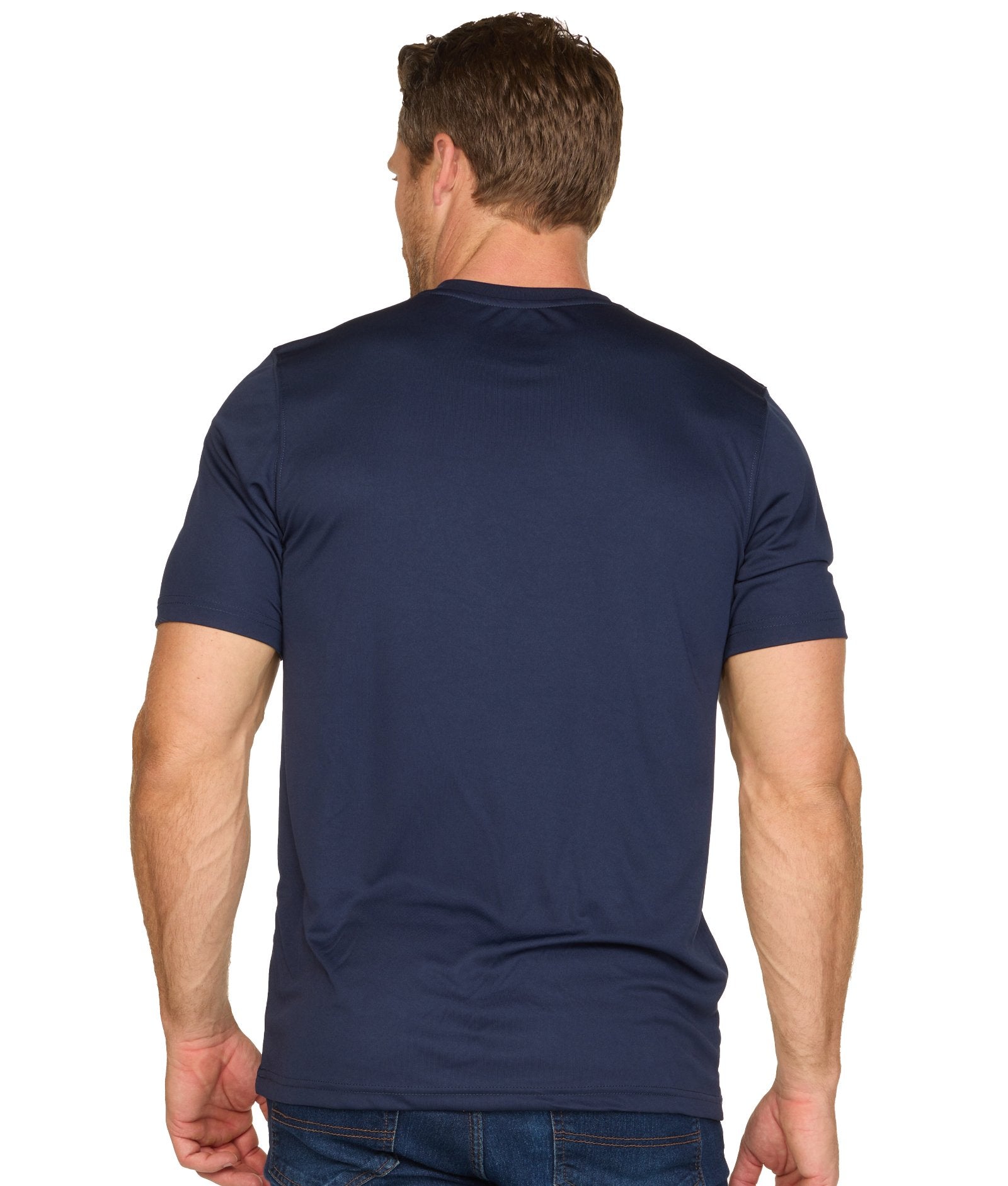 Men's Navy Trail Short Sleeve Tee